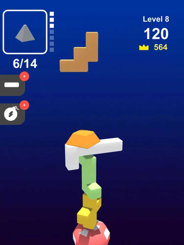 Block Stack-Build Up The Tower iPad  স্ক্রিনশট