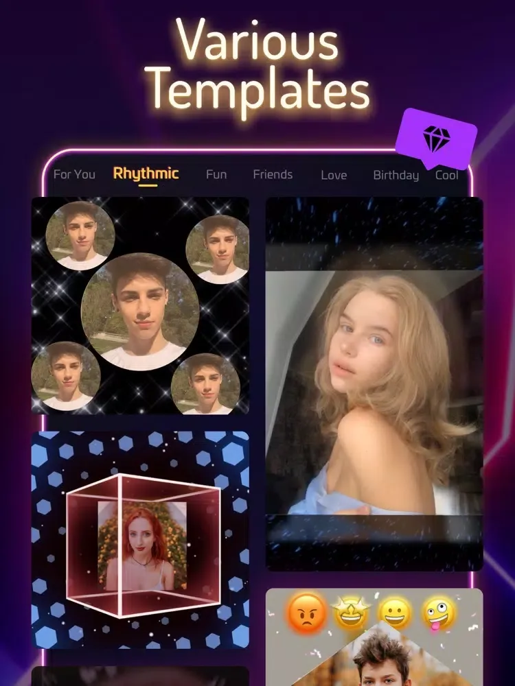 EasyVideo - Music Video Maker iPad 應用截圖