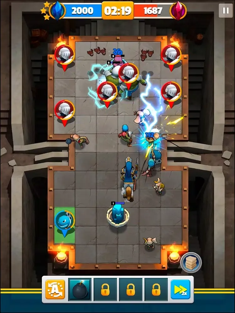 Tile Tactics : Battle arena iPad  Screenshots