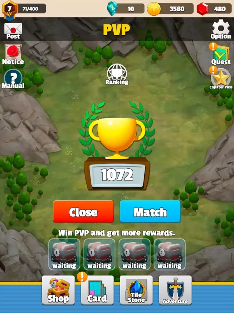 Tile Tactics : Battle arena iPad  Screenshots