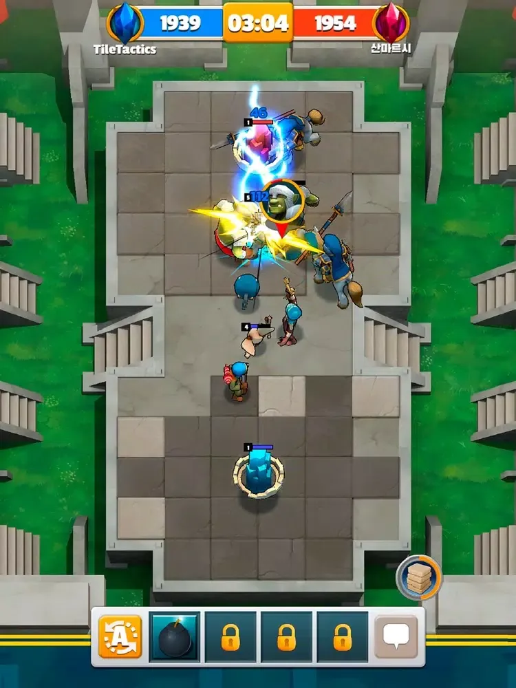 Tile Tactics : Battle arena iPad  Screenshots