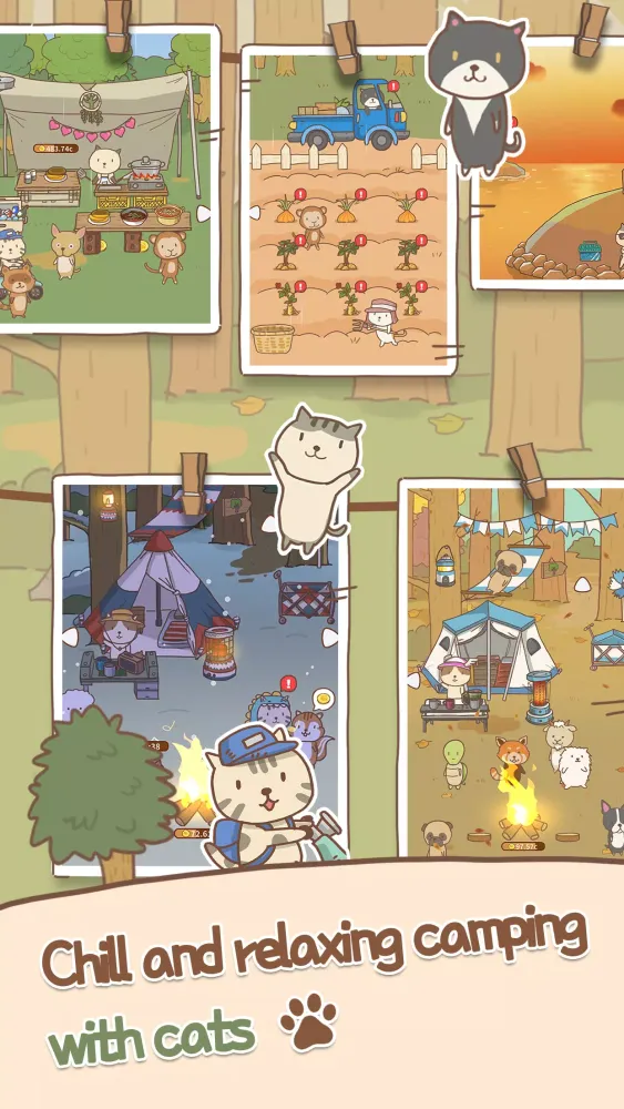 صور Animal Camping: Idle Camp