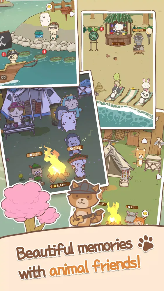 صور Animal Camping: Idle Camp