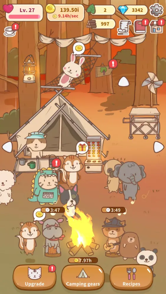 صور Animal Camping: Idle Camp
