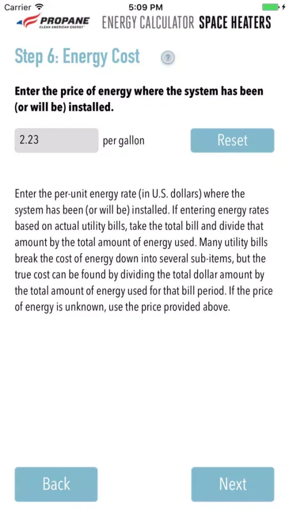 تصاویر Energy Calc Space Heaters