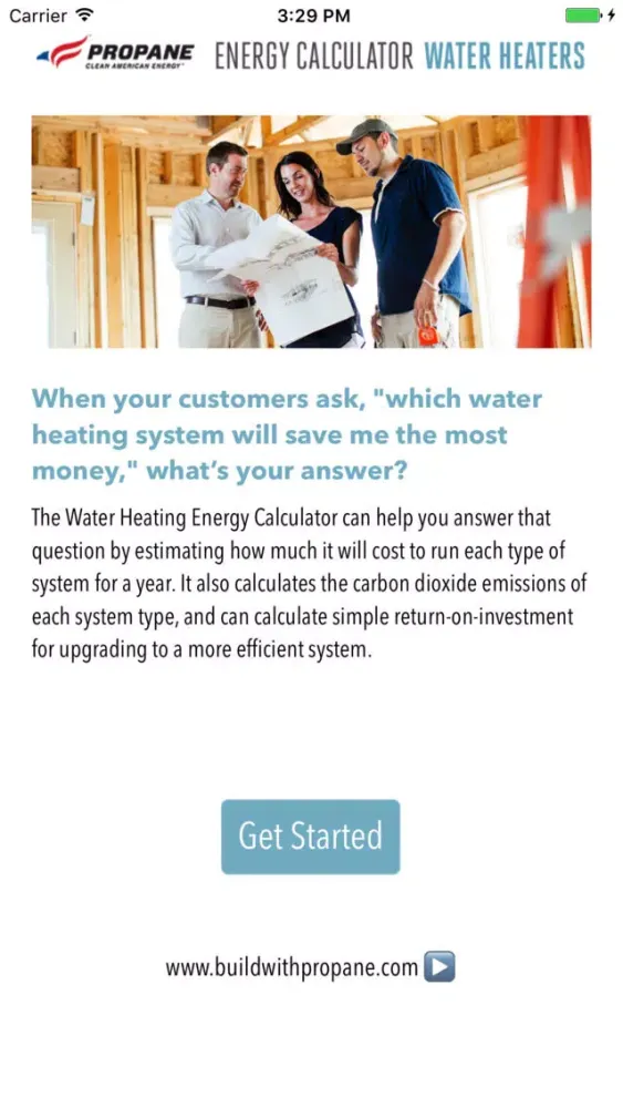 Energy Calc Water Heaters Screenshots