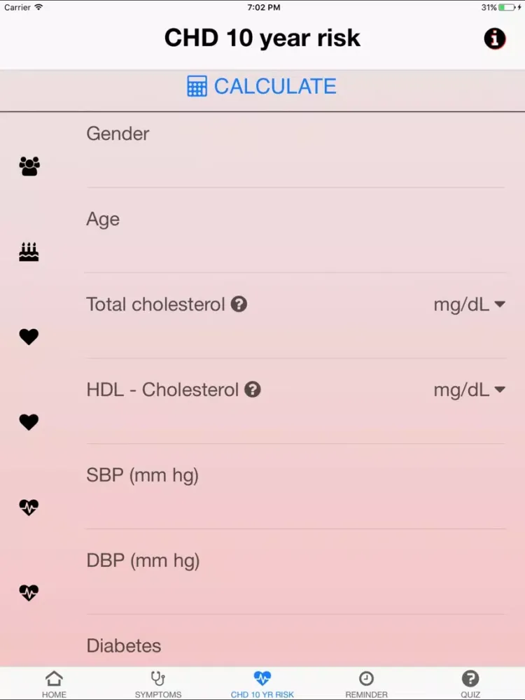 Zrzuty ekranu Signs & Symptoms Acute Myocardial Infarction iPad 