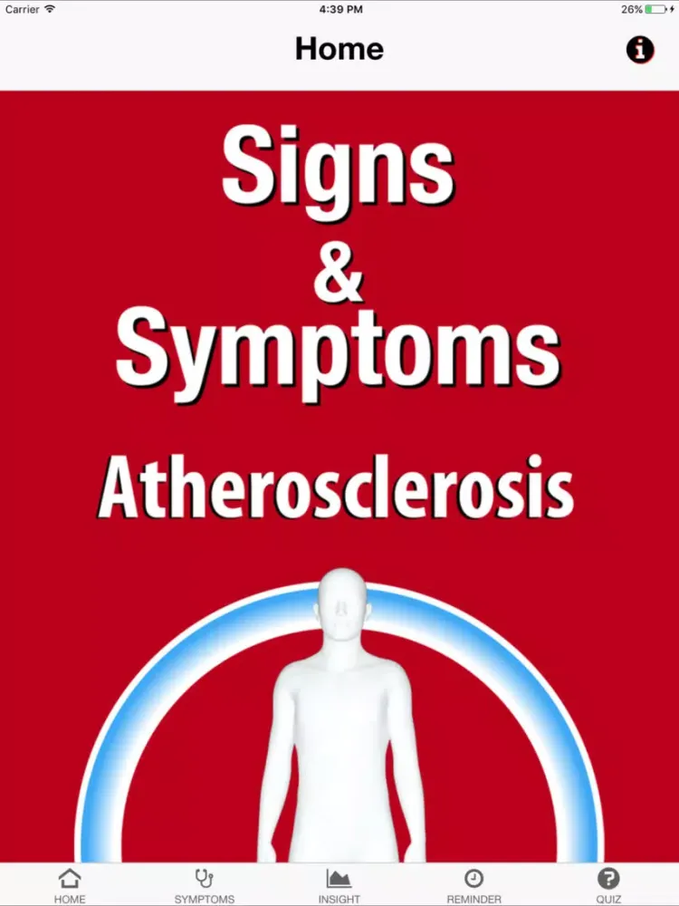 Ảnh chụp màn hình của Signs & Symptoms Atherosclerosis iPad 