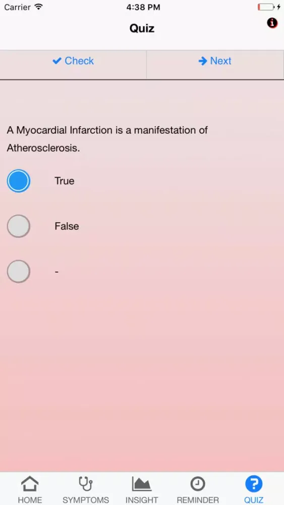 Ảnh chụp màn hình của Signs & Symptoms Atherosclerosis