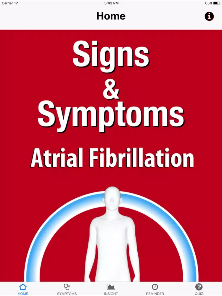 Signs & Symptoms Atrial Fibrillation iPad  Screenshots