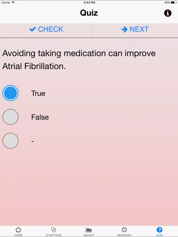 Signs & Symptoms Atrial Fibrillation iPad  Screenshots