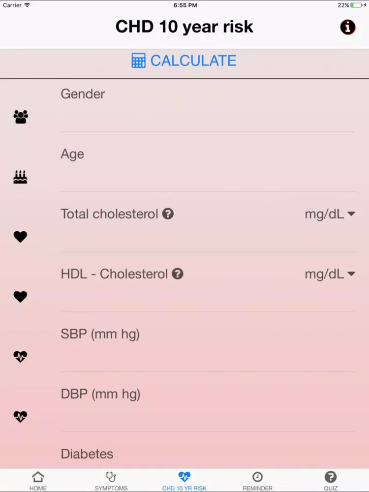 Signs & Symptoms Heart Attack iPad Screenshots