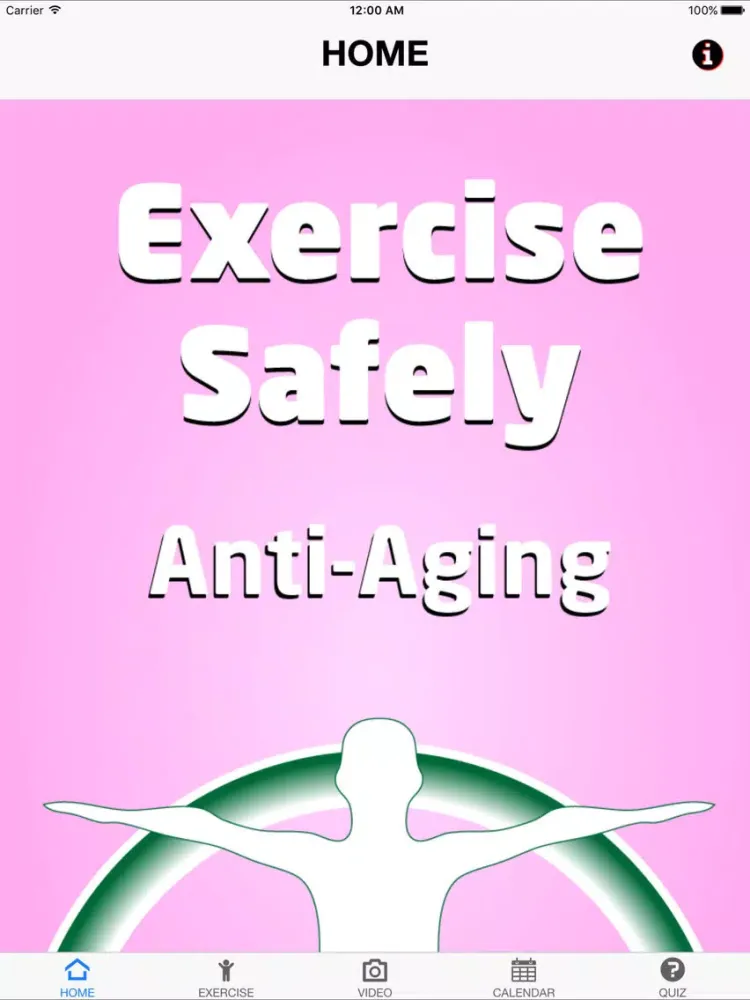 Exercise Anti Aging iPad 應用截圖