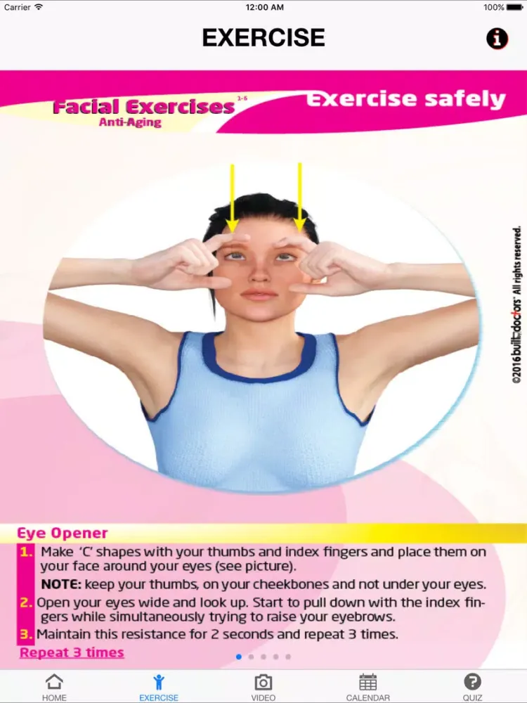Exercise Anti Aging iPad 應用截圖