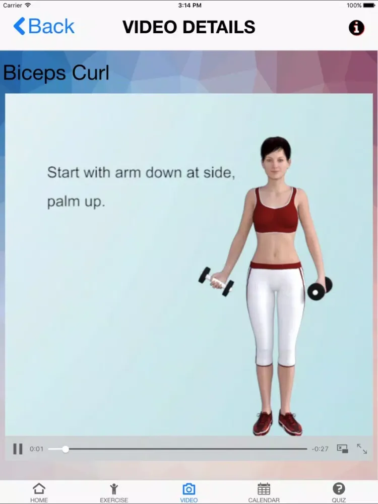 ภาพหน้าจอของ Exercise Diabetes iPad 