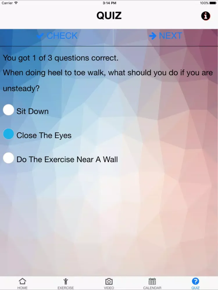 ภาพหน้าจอของ Exercise Diabetes iPad 