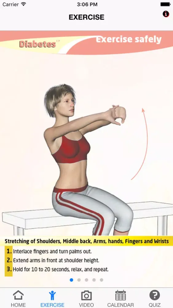ภาพหน้าจอของ Exercise Diabetes