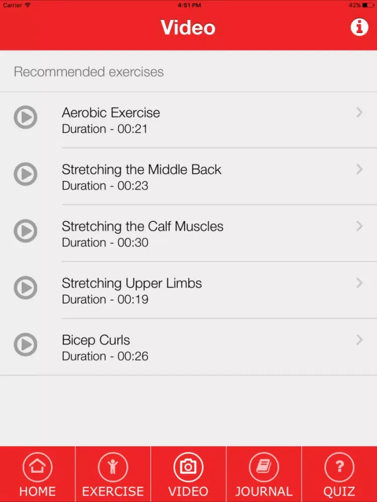 Exercise Hypertension iPad  स्क्रीनशॉट