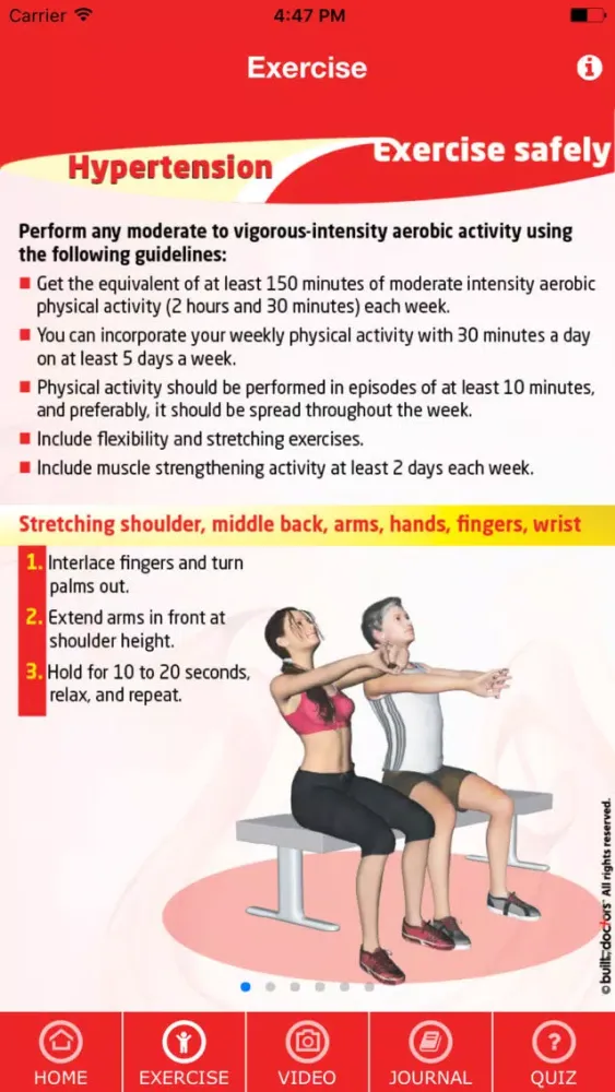 Exercise Hypertension स्क्रीनशॉट