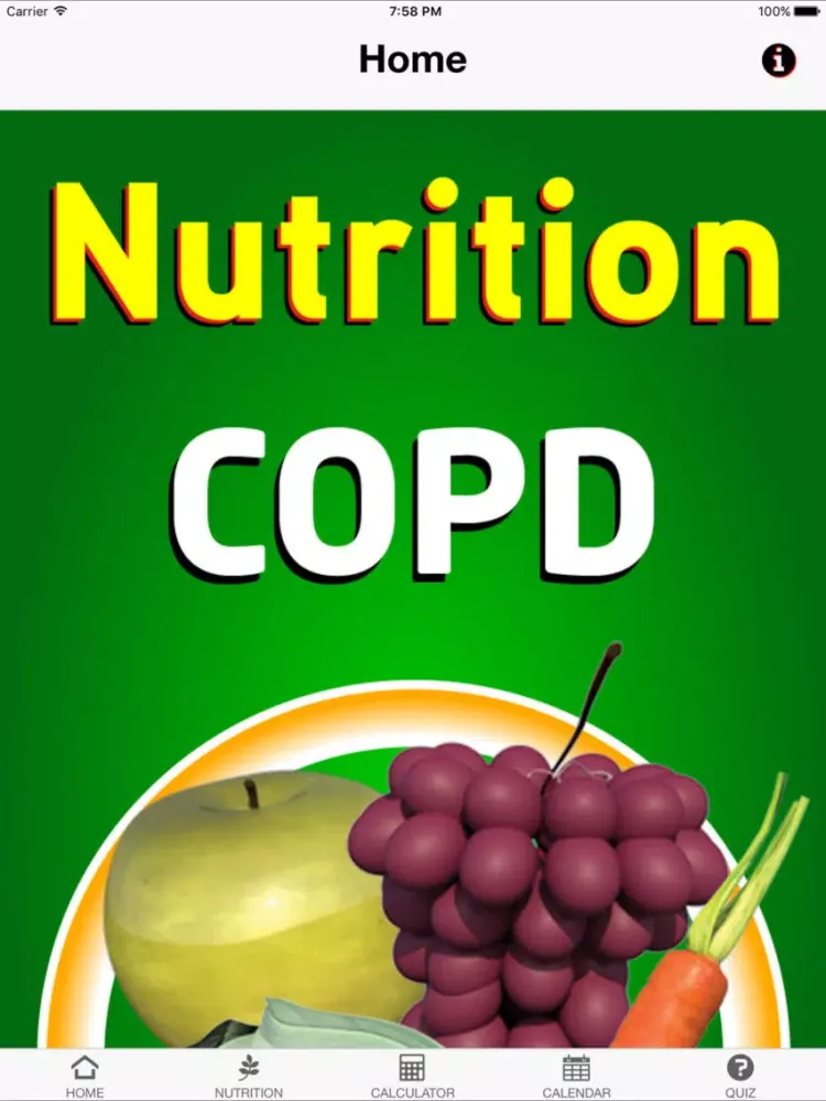 Nutrition Asthma COPD iPad 应用截图