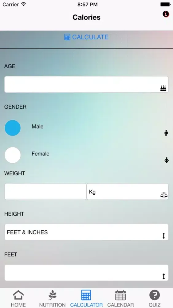 Nutrition CVI Screenshots
