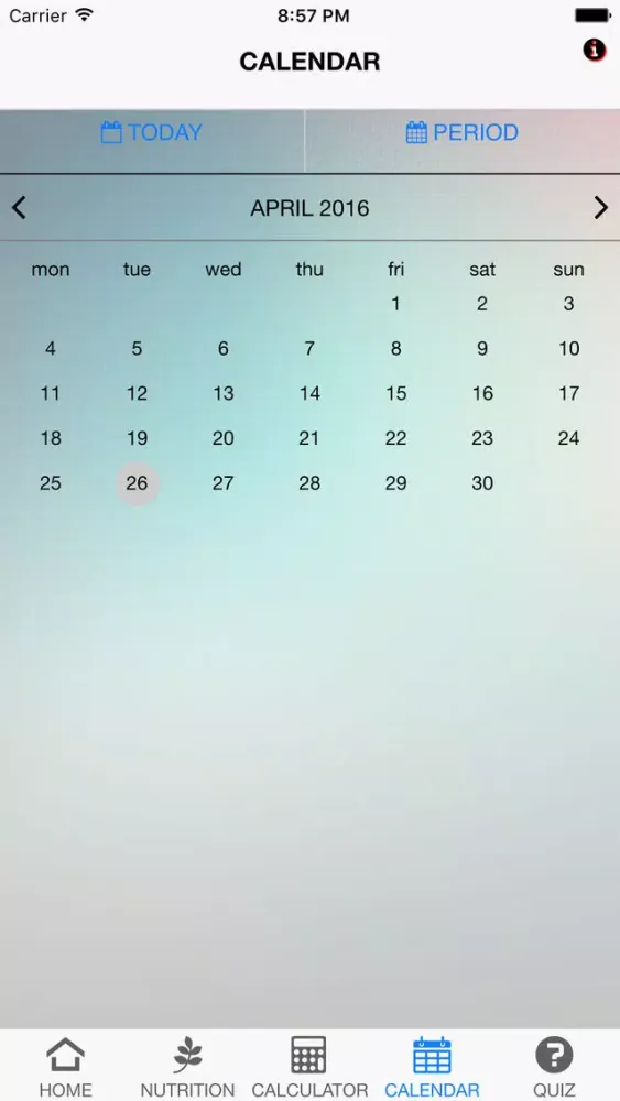 Nutrition CVI Screenshots
