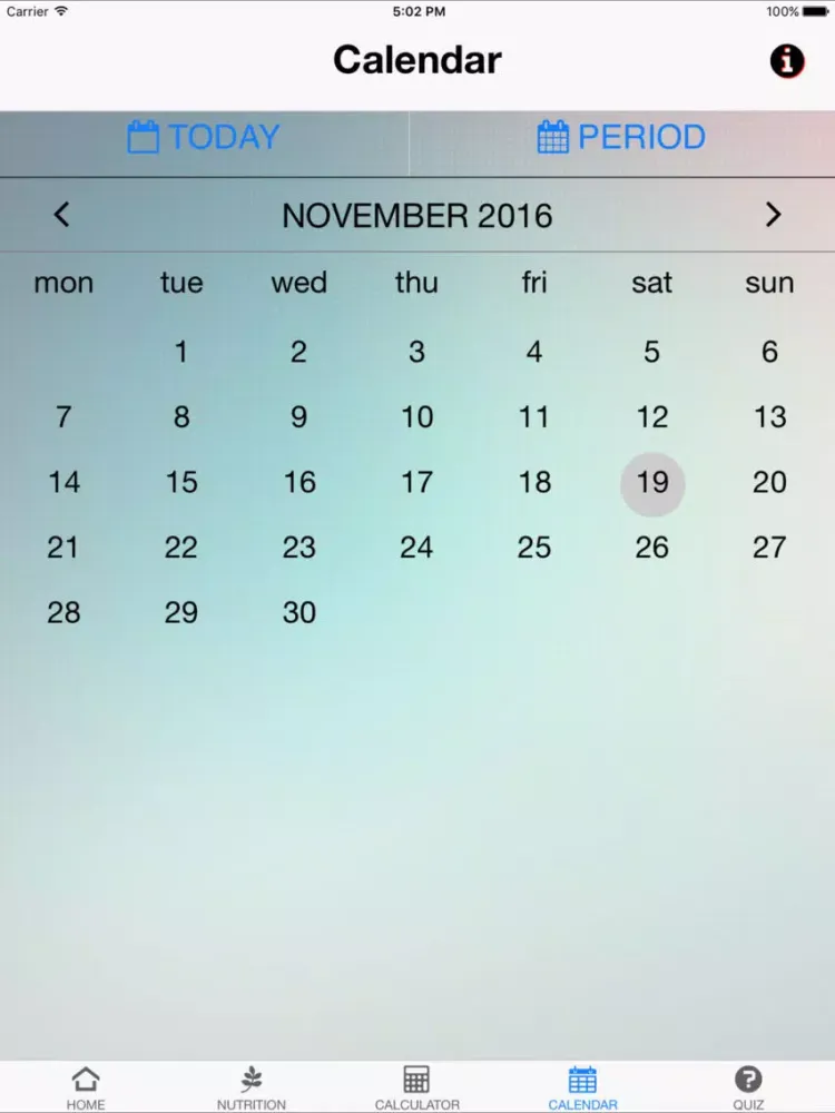 Nutrition Gout iPad  Screenshots