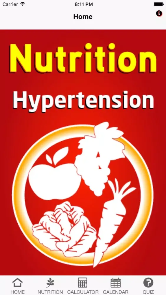 Nutrition Hypertension Screenshots
