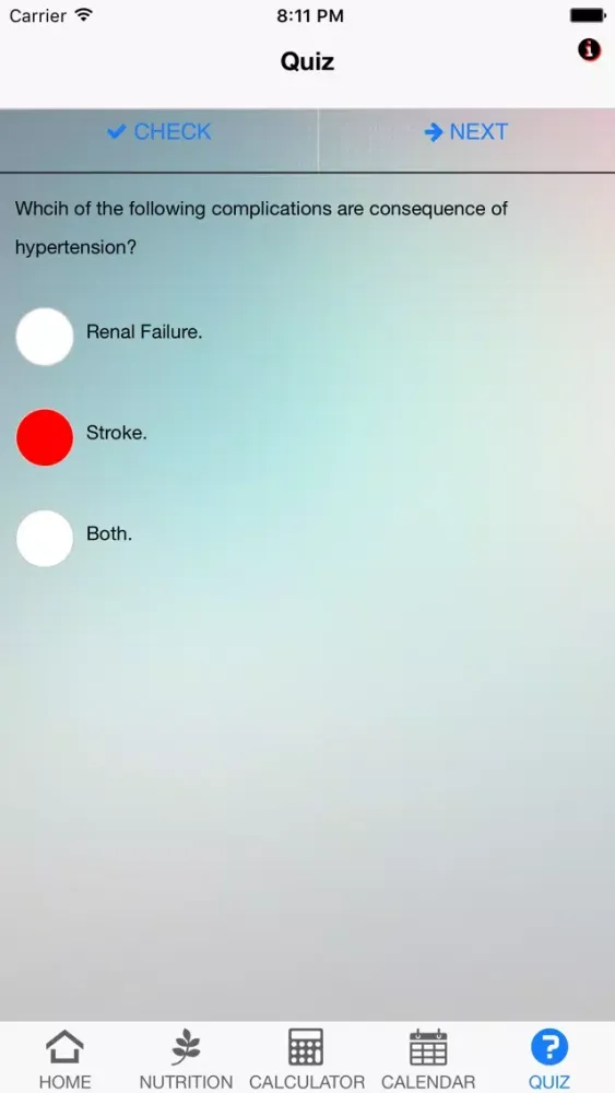 Nutrition Hypertension Screenshots