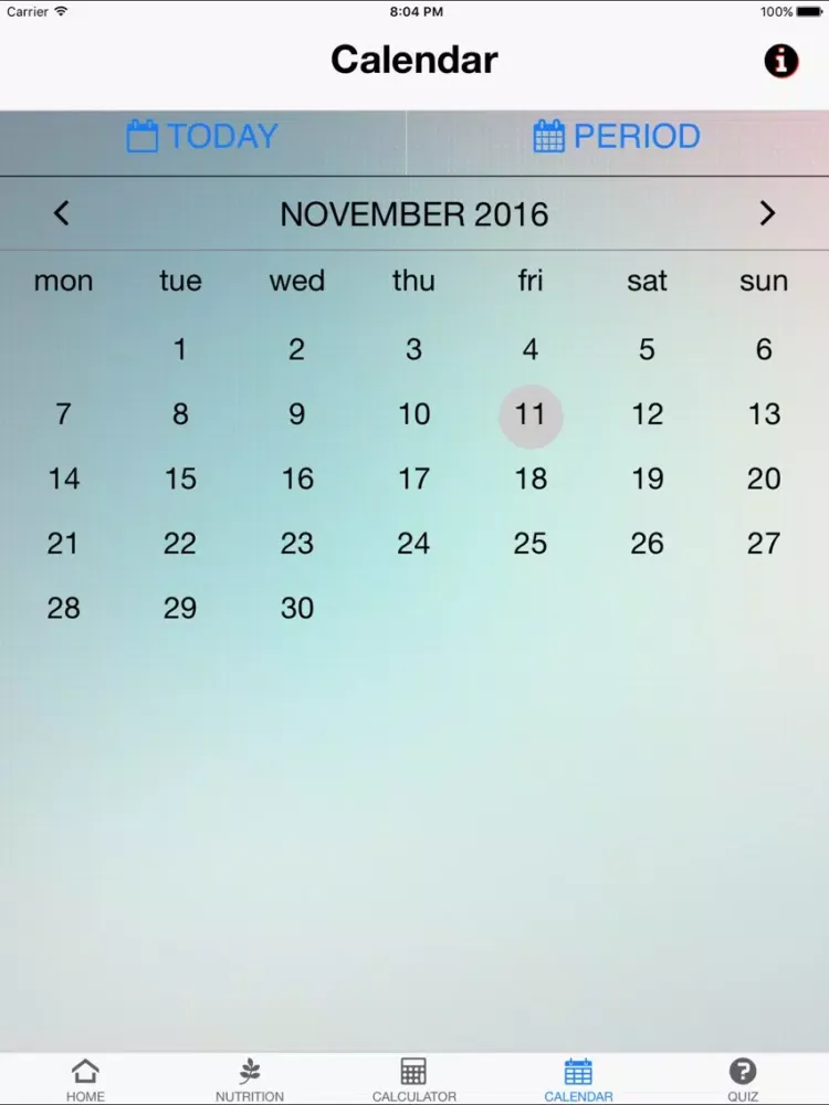 Nutrition Pain iPad  Screenshots