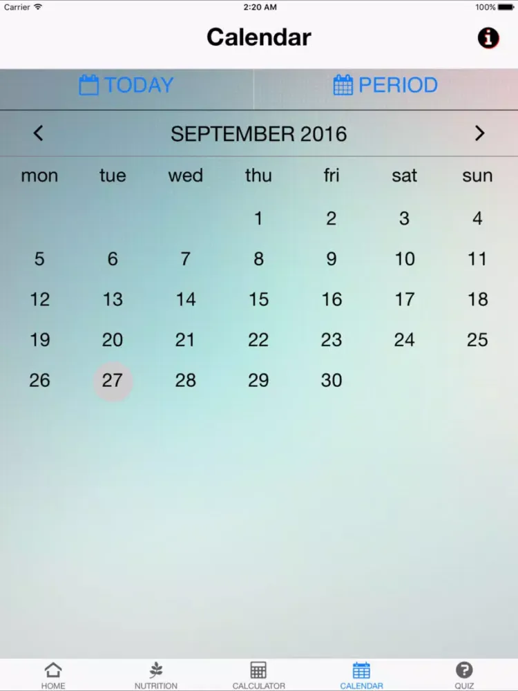 Nutrition Peptic Ulcer iPad  Screenshots