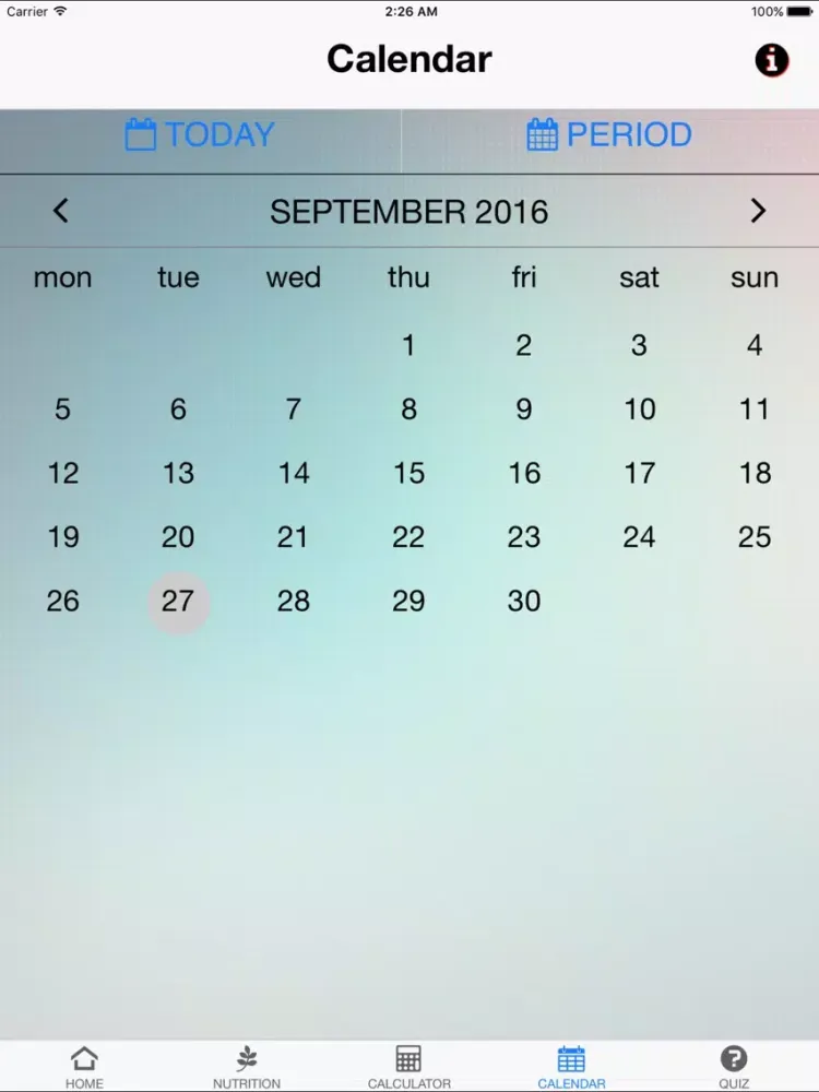 Nutrition Stroke iPad Screenshots