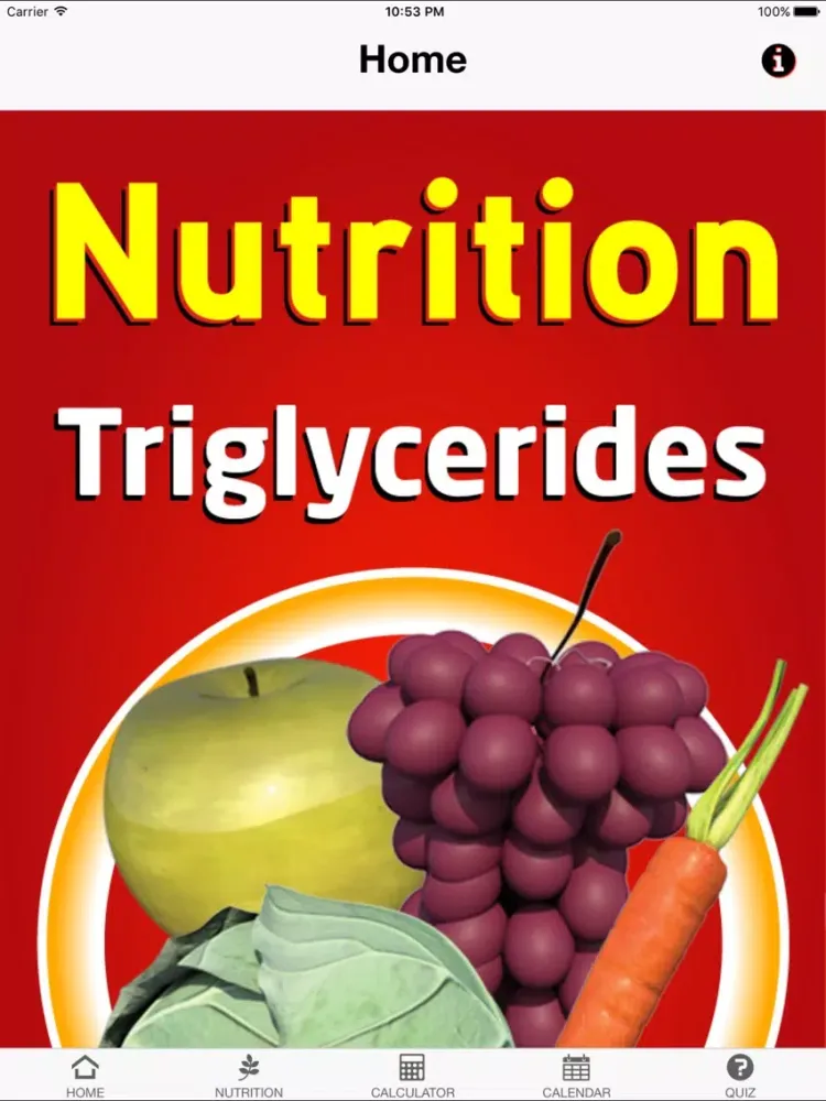 Скриншоты Nutrition Triglycerides iPad 