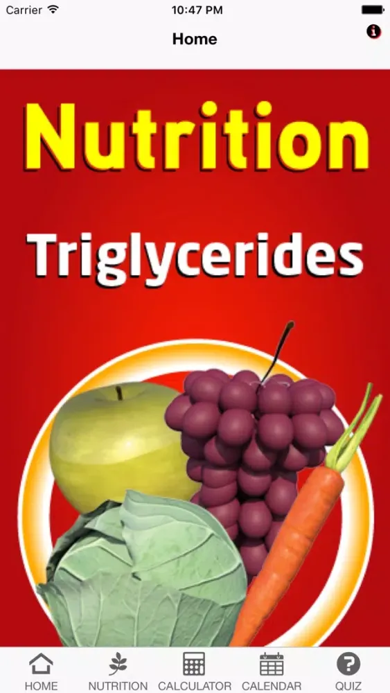 Скриншоты Nutrition Triglycerides