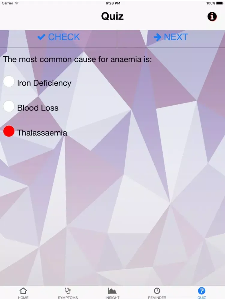 Signs & Symptoms Anaemia iPad Screenshots