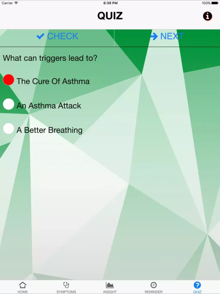 Signs & Symptoms Asthma iPad  Screenshots