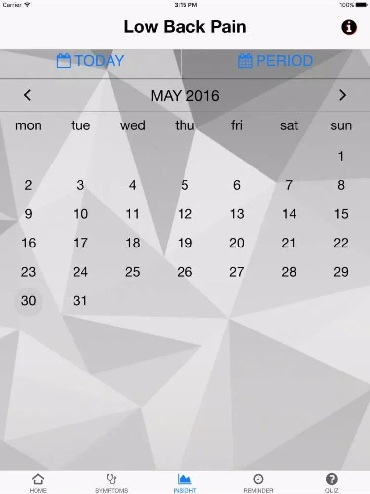 Signs & Symptoms Low Back Pain iPad 应用截图