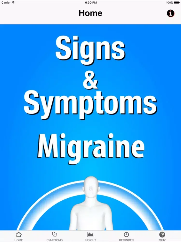 Signs & Symptoms Migraine iPad  スクリーンショット