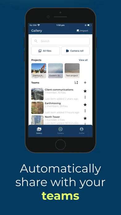 Capturas de pantalla de BuiltView Mobile