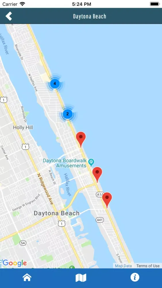 Capturas de pantalla de Volusia Beaches