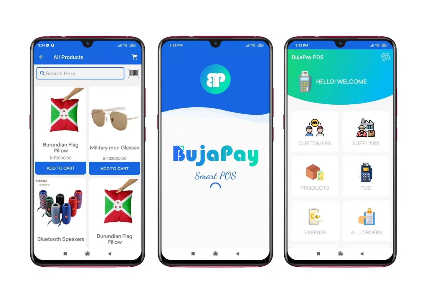 Tangkapan layar BujaPay POS - Point of Sale -