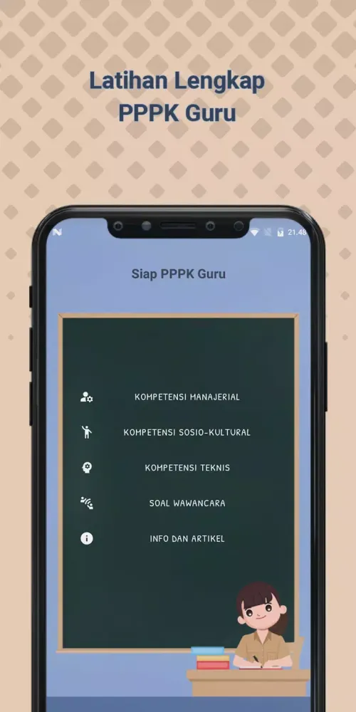 Capturas de tela do Siap PPPK Guru