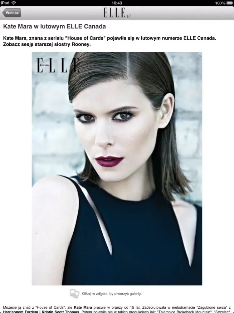 Скриншоты ELLE.pl iPad 