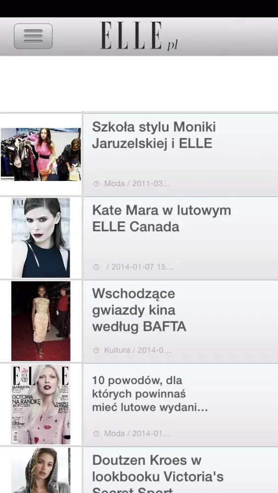 Скриншоты ELLE.pl
