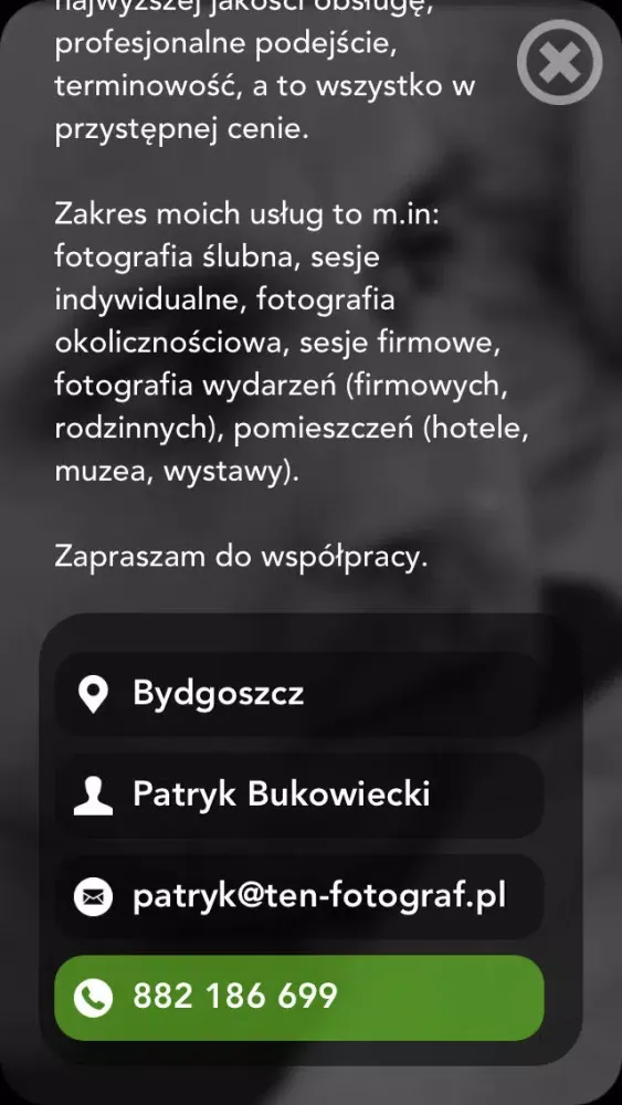 Zrzuty ekranu Ten Fotograf