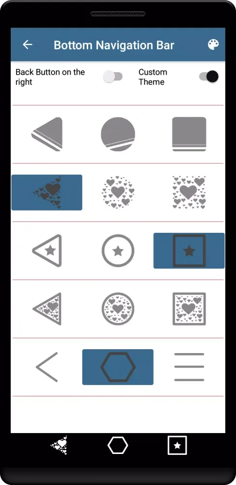 صور Bottom Navigation Bar