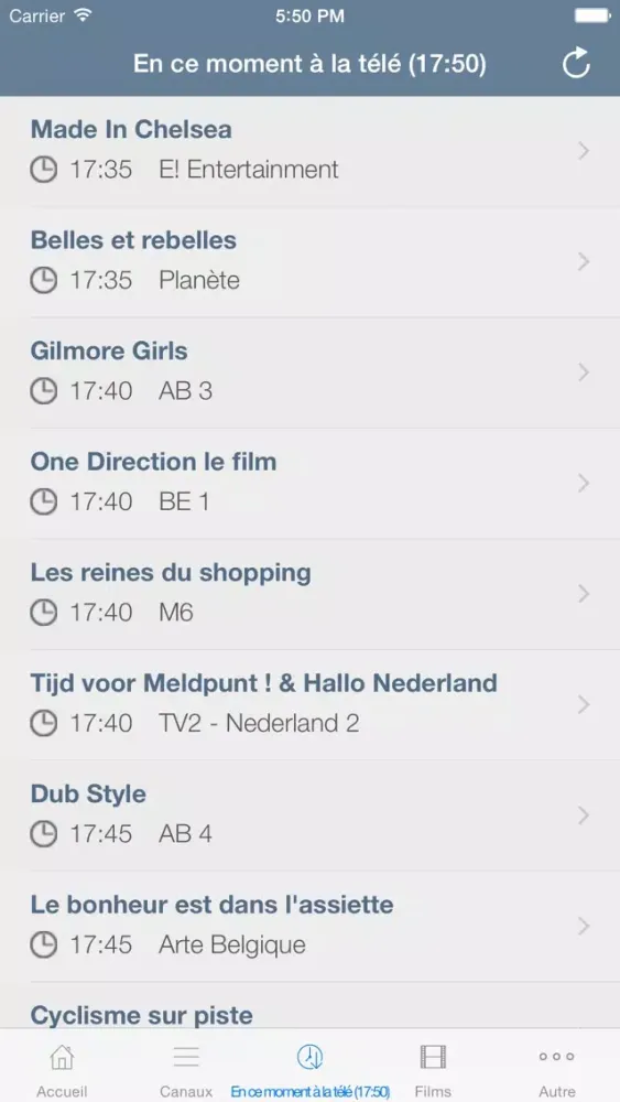 Télévision de Belgique Ekran Görüntüleri