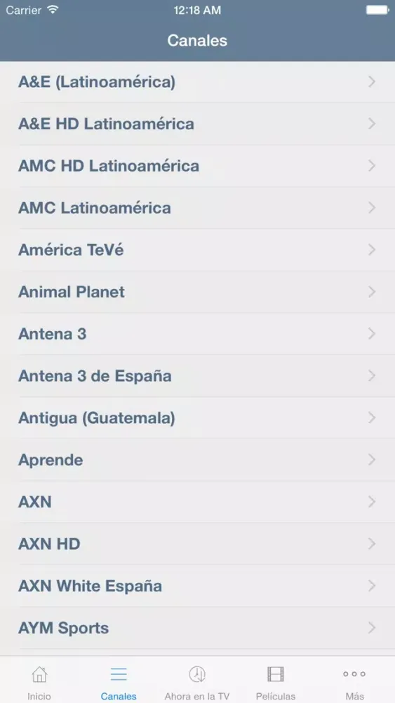 Televisión de Honduras Guía Screenshots
