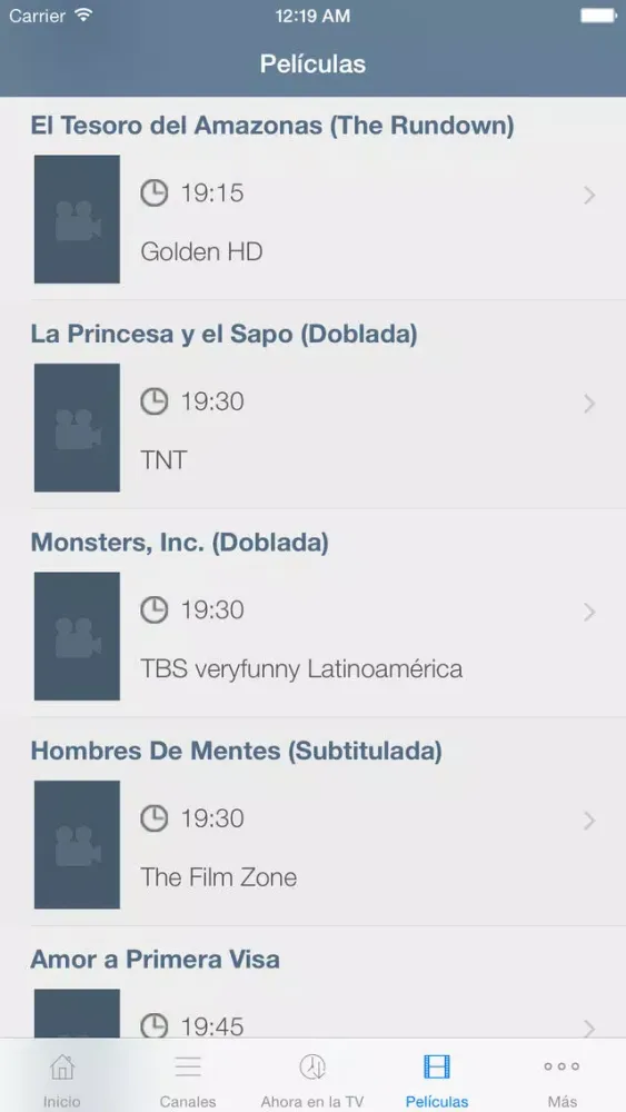 Televisión de Honduras Guía Screenshots