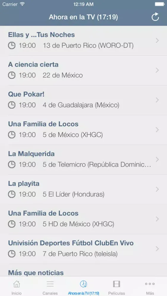 Televisión de Honduras Guía Screenshots